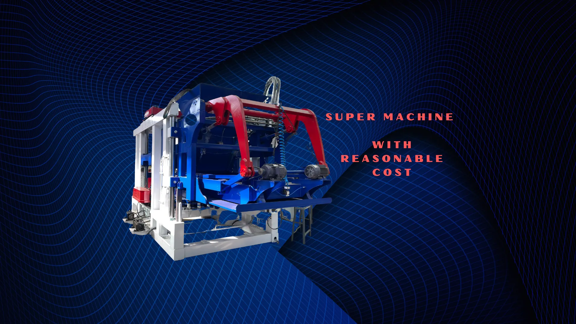 GREEN & STRONG concrete block machine
